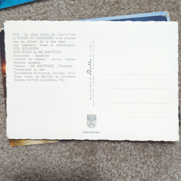 4 Pc Set Of Postcards From France And Italy - Picture 4 of 8